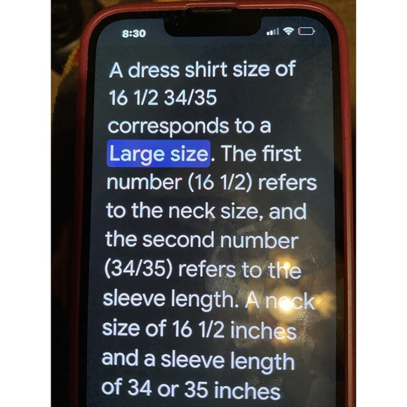 Ralph Lauren‎ Men's Yarmouth Button-Down Down Long Sleeve,  16 1/2 34/35 Large - Picture 2 of 6